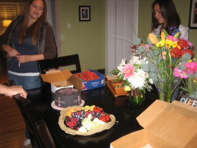 extremely organic strawberries from ei-lun and kirk and hugemo fruit platter