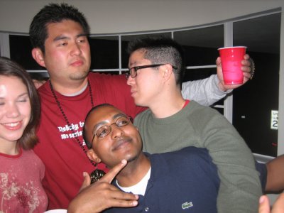 half of mel, ricky, biz, and dave