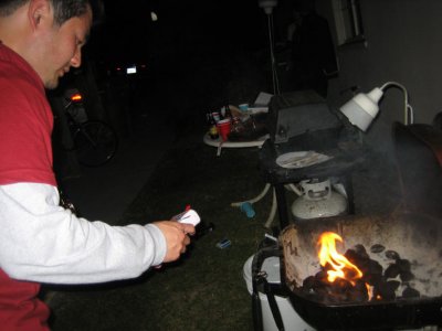 re-firing up the grill