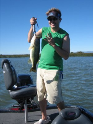 my first almost 4 lb'er (i'm not really that fat, it was just windy!)