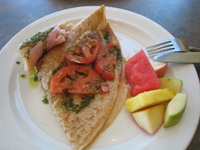 our fav super (not seafood) crepe