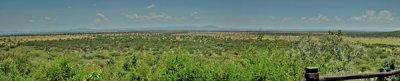Panorama from 6 pictures -- Kirawira Tented Camp, Serengeti