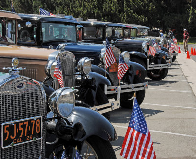 Front of Vintage Fords