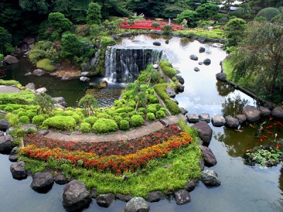 Koi Pond/Garden of New Otani Hotel