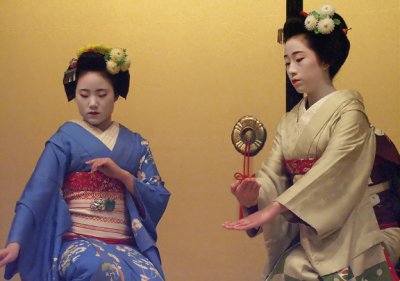 Geishas Performing, Geisha District, Kyoto