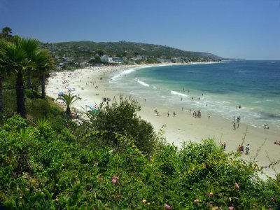 View of magnificent Laguna Beach.