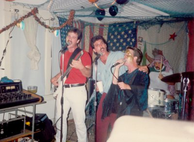 the Clams (Jim, David, Chaz and Me) circa mid 80's