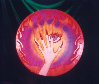 TheTiles logo was painted on my gong by artist Carl Bass