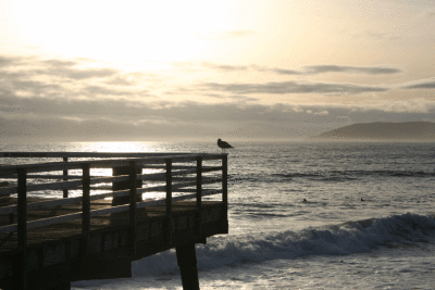 A view from the Pismo Beach pier