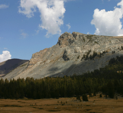 Valley of wood and granite
