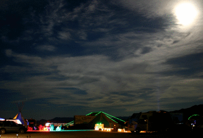 Moon over the Burning Man Project