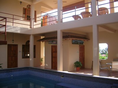 courtyard and upper deck