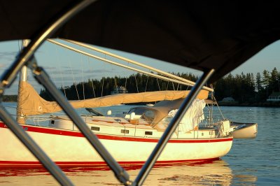 Hiding Behind the Bimini