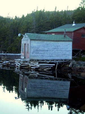 old fish shacks