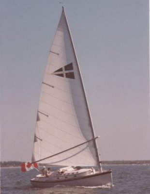 sail boat named after the NONSUCH . . . NONSUCH  30  KC1 /2 . . . 1978