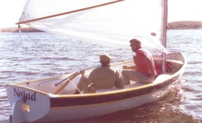 two sailing a Naiad 18