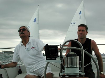Jerry Jodice helming his  MAMIE 30C 213