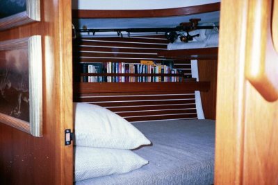 forward cabin berth, to port