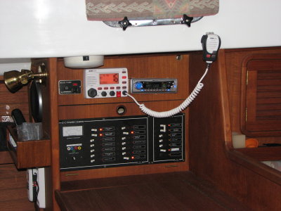 nav station & elec. panel