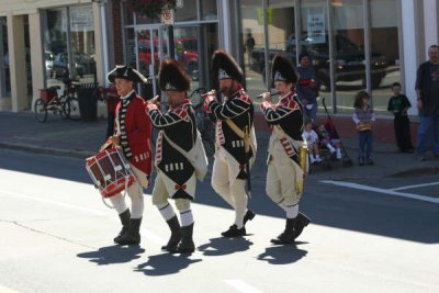 we're greeted by fife & drum in Yarmouth NS !