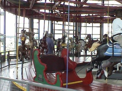 Greenport NY - the merry-go-round in marina park