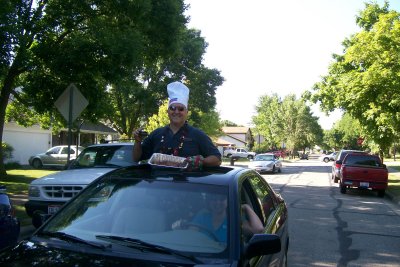 Bruce Davis, Grand Marshall of the 2007 Timberbank Ln. Parade