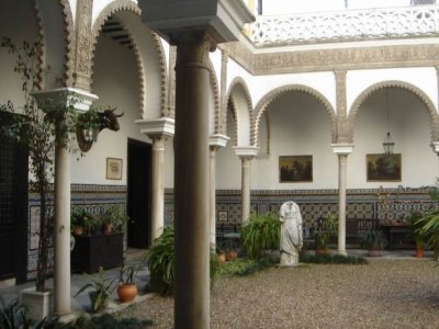 courtyard of private homes