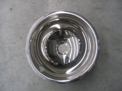 vasca inox semisfera diametro 300 mm lucida da incasso - vendita