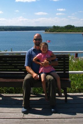 morgan and  dad heritage park