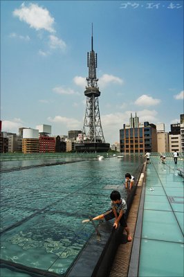 Nagoya Oasis 21, top level pool