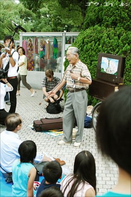 Veteran soldiers story telling session