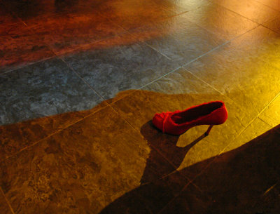 Red Shoe at Wedding Reception.jpg