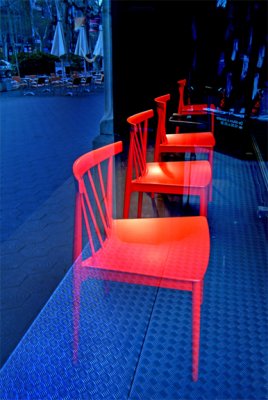 Red Chairs, Barcelona