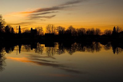 Mill Pond Sunset  ~  November 24  [35]