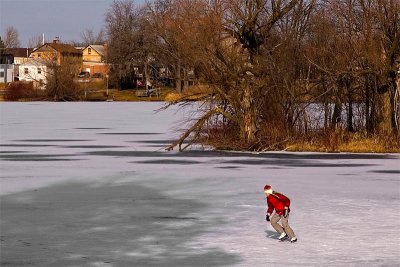 Skating on the Mill Pond  ~  December 24  [5]