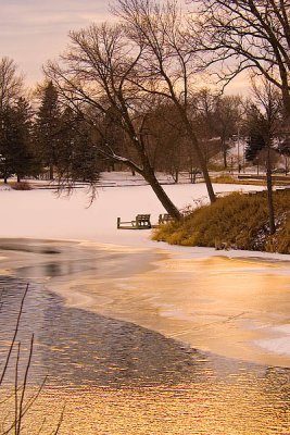 Winter on the Pond  ~  January 23