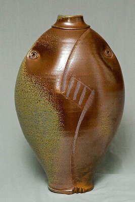 Large Oval Jar with Eyes  ~  March 28  [5]