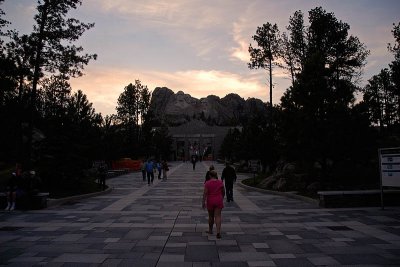 Mount Rushmore Sunset