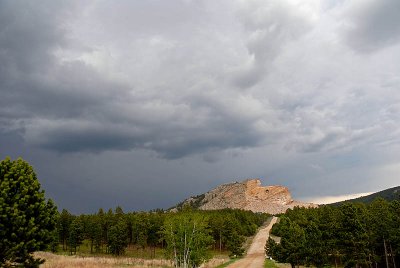 Storm Clouds over the Crazy Horse Memorial
