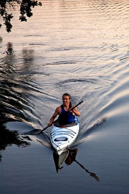 Kayak on the Pond  ~  July 5