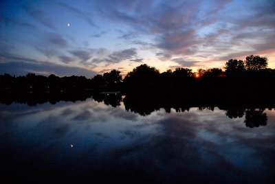 Mill Pond Sunset  ~  July 18  [7]