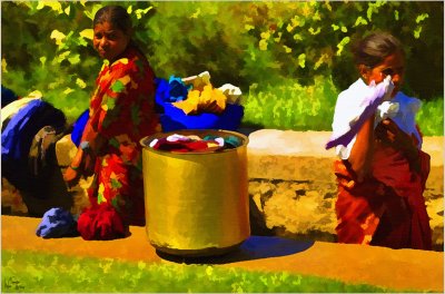 Washerwomen- Mysore South India.jpg