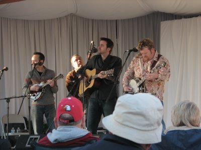 Bluegrass in Blythe, CA (NewFound Road on stage)