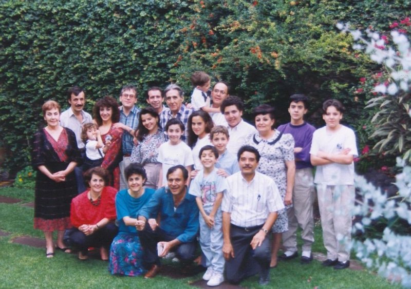 Familia Moctezuma Arvizu 1987 aprox