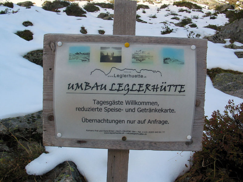 Umbau Leglerhtte