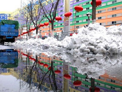 Snow at the Lantern Festival