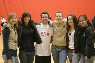 UNB player Mike Johnson and players he's coached at York Excalibur Classic