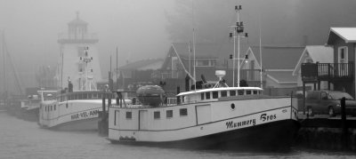 Fog, Fishing Boats