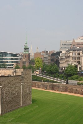 Side View of The Tower of London