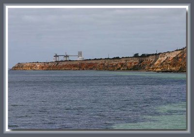 Cliff face storage Marion Bay